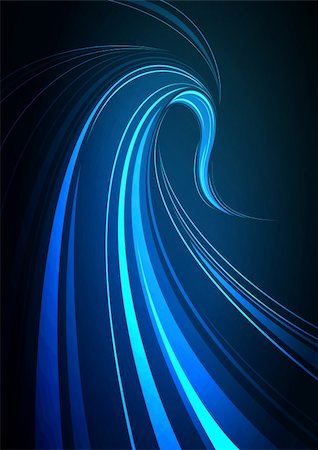 round objects - Dark Blue abstract glowing background EPS 10 vector file included Photographie de stock - Aubaine LD & Abonnement, Code: 400-04231061