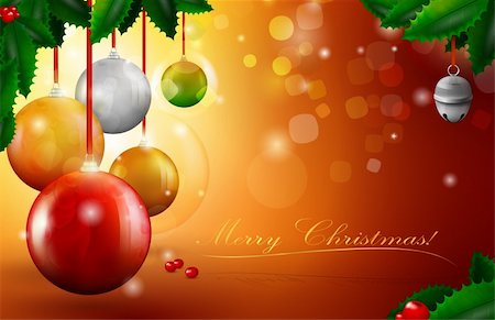 shantishanti (artist) - editable Christmas vector illustration Stockbilder - Microstock & Abonnement, Bildnummer: 400-04231734