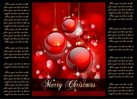 simsearch:400-04267884,k - Elegant Christmas Background with Golden details Photographie de stock - Aubaine LD & Abonnement, Code: 400-04232593