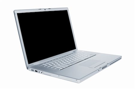 simsearch:400-04354797,k - Modern and stylish laptop on a white background Photographie de stock - Aubaine LD & Abonnement, Code: 400-04233277