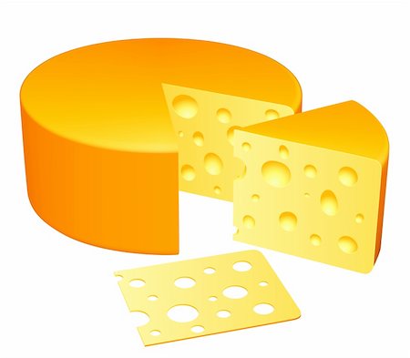 simsearch:400-06919923,k - Collection of cheese pieces. Stockbilder - Microstock & Abonnement, Bildnummer: 400-04240210