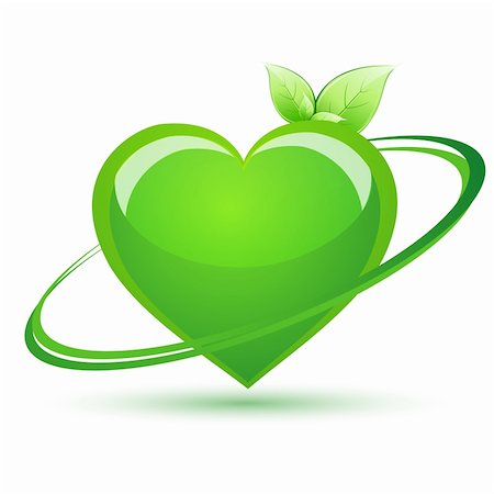 simsearch:400-04767188,k - illustration of recycle heart on white background Photographie de stock - Aubaine LD & Abonnement, Code: 400-04240794