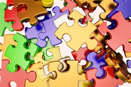 the background unsolved bunch of jigsaw puzzles pieces Stock Photo - Budget Royalty-Free & Subscription, Code: 400-04241343