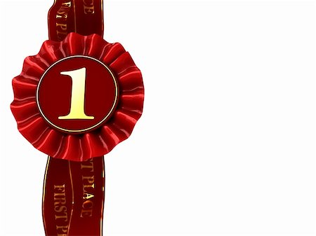 simsearch:700-00281481,k - abstract 3d illustration of first place award ribbon with copy space Foto de stock - Royalty-Free Super Valor e Assinatura, Número: 400-04241779