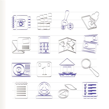 simsearch:400-04289956,k - Mobile Phone and Computer icon - Vector Icon Set Stock Photo - Budget Royalty-Free & Subscription, Code: 400-04241947