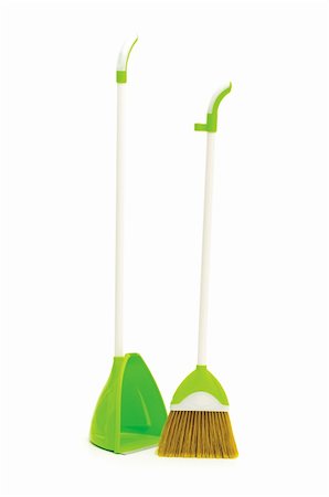 simsearch:400-05132204,k - Cleaning broom isolated on the white background Foto de stock - Super Valor sin royalties y Suscripción, Código: 400-04243174