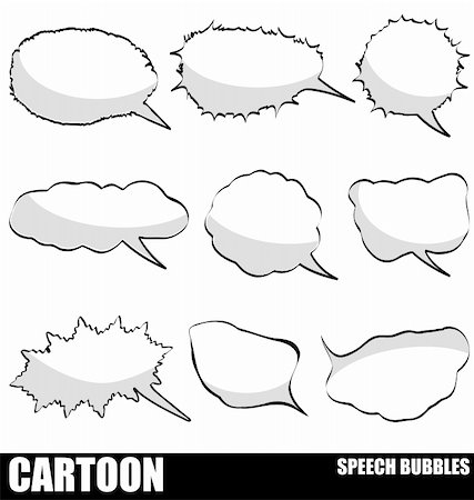 simsearch:400-05668037,k - set of speech bubbles Stock Photo - Budget Royalty-Free & Subscription, Code: 400-04255262