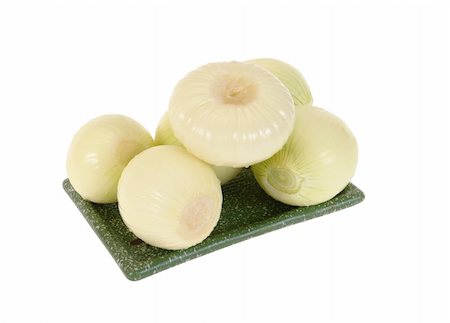 simsearch:400-06751094,k - the cleared onions isolated on white background Stockbilder - Microstock & Abonnement, Bildnummer: 400-04257444