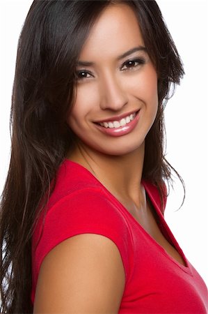 smiling young latina models - Beautiful smiling happy latin woman Foto de stock - Super Valor sin royalties y Suscripción, Código: 400-04257973