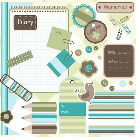 simsearch:400-05244668,k - Scrapbook elements, vector Stock Photo - Budget Royalty-Free & Subscription, Code: 400-04258226