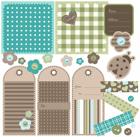 simsearch:400-08555680,k - Scrapbook elements, vector Stock Photo - Budget Royalty-Free & Subscription, Code: 400-04258235