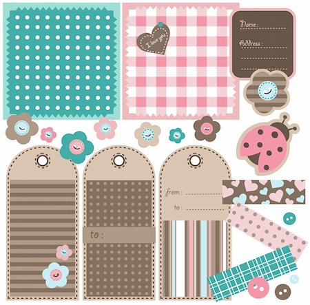 simsearch:400-08555680,k - Scrapbook elements, vector Stock Photo - Budget Royalty-Free & Subscription, Code: 400-04258236