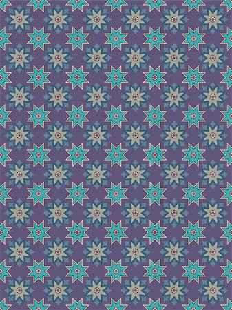 Vector floral geometric arabesque background color Stockbilder - Microstock & Abonnement, Bildnummer: 400-04258252
