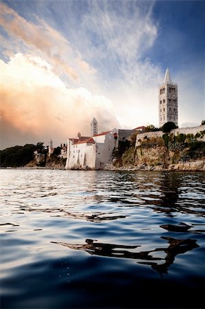 An old medieval town on the island of Rab, Croatia Stock Photo - Budget Royalty-Free & Subscription, Code: 400-04258432