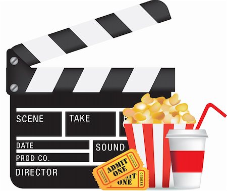 movie, film and cinema, entertainment colour illustration Stock Photo - Budget Royalty-Free & Subscription, Code: 400-04258515