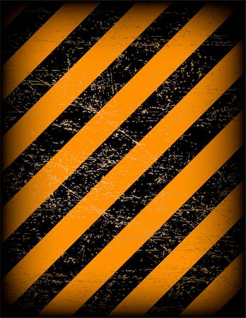 road construction barrier - Grunge black and orange warning background with grunge effect Stock Photo - Budget Royalty-Free & Subscription, Code: 400-04258767