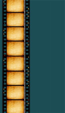 Close up of vintage movie film strips Stock Photo - Budget Royalty-Free & Subscription, Code: 400-04258835