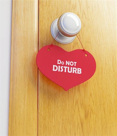 disturb sign - do not disturb Photographie de stock - Aubaine LD & Abonnement, Code: 400-04259952