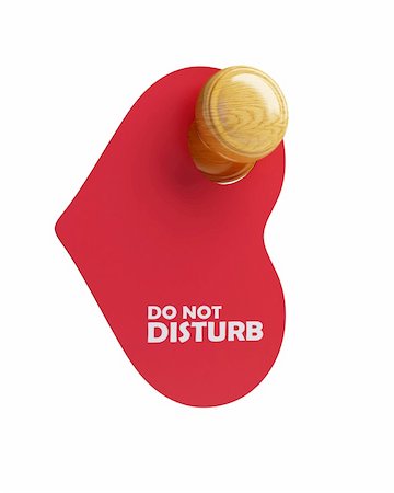 disturb sign - do not disturb Photographie de stock - Aubaine LD & Abonnement, Code: 400-04259953