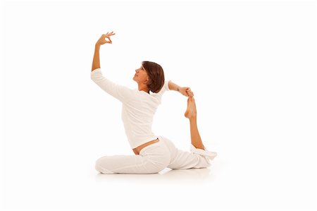 simsearch:400-04596923,k - Young woman doing yoga Stock Photo - Budget Royalty-Free & Subscription, Code: 400-04264000