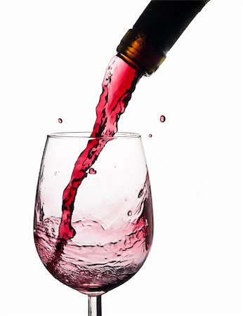 simsearch:400-04232915,k - Wine splash on a glass, white background. Stock Photo - Budget Royalty-Free & Subscription, Code: 400-04264239