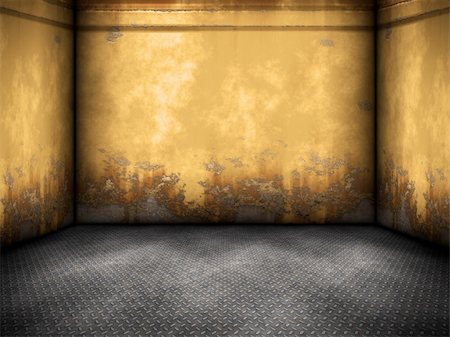 An image of a nice yellow steel room background Stock Photo - Budget Royalty-Free & Subscription, Code: 400-04265020