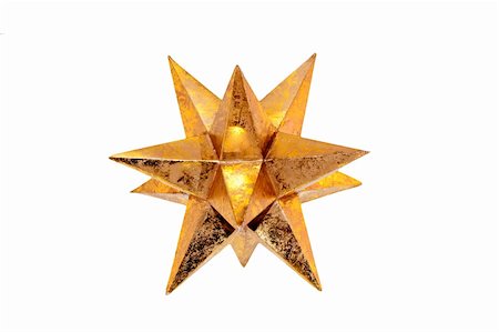 simsearch:400-06554049,k - Christmas star on a white background Foto de stock - Royalty-Free Super Valor e Assinatura, Número: 400-04265162