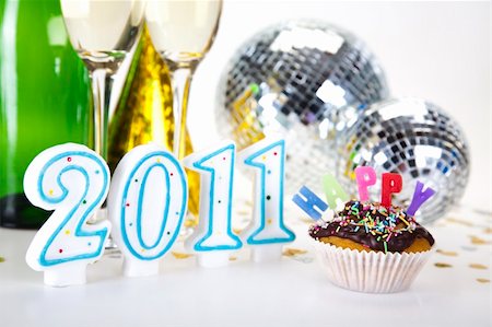 Happy New Year collection Stock Photo - Budget Royalty-Free & Subscription, Code: 400-04265243