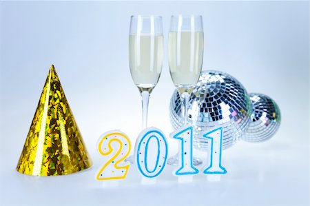 Happy New Year collection Stock Photo - Budget Royalty-Free & Subscription, Code: 400-04265286