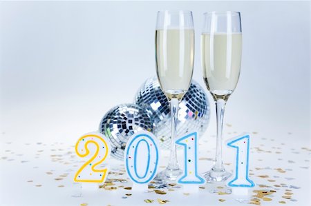 Happy New Year collection Stock Photo - Budget Royalty-Free & Subscription, Code: 400-04265371