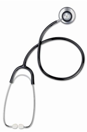 illustration of stethoscope on isolated background Stock Photo - Budget Royalty-Free & Subscription, Code: 400-04265570