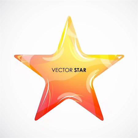 star background banners - illustration of vector star on white background Photographie de stock - Aubaine LD & Abonnement, Code: 400-04265667
