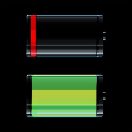 shin - illustration of battery icon Photographie de stock - Aubaine LD & Abonnement, Code: 400-04265712