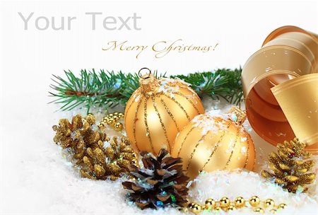 Christmas pictures on a light background Fotografie stock - Microstock e Abbonamento, Codice: 400-04265818