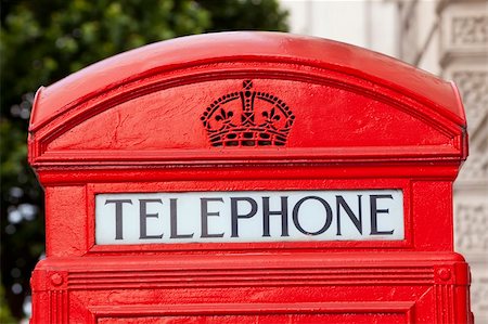 english phone box - Close up of the top of a classic red London Telephone box, in the City of Westminster, London, England, Great Britain Stock Photo - Budget Royalty-Free & Subscription, Code: 400-04266208