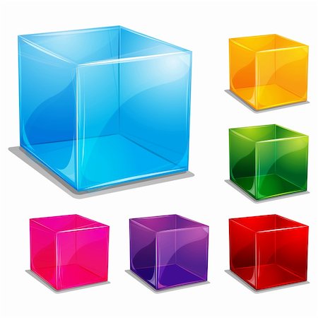simsearch:400-05287557,k - illustration of colorful cubic vector background Stock Photo - Budget Royalty-Free & Subscription, Code: 400-04266621