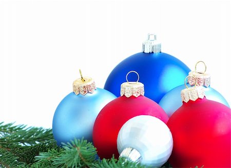 simsearch:400-04723812,k - Christmas decoration isolated on the white background Stock Photo - Budget Royalty-Free & Subscription, Code: 400-04266975