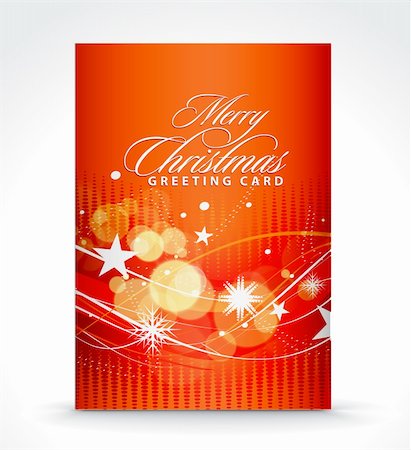 simsearch:400-08413509,k - Christmas greeting card with presentation design. Foto de stock - Super Valor sin royalties y Suscripción, Código: 400-04267628