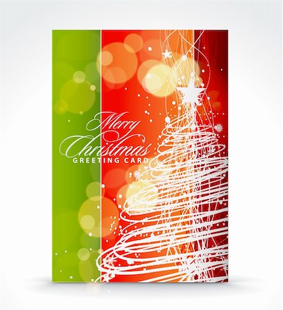 simsearch:400-09084472,k - Christmas greeting card with presentation design. Stock Photo - Budget Royalty-Free & Subscription, Code: 400-04267621
