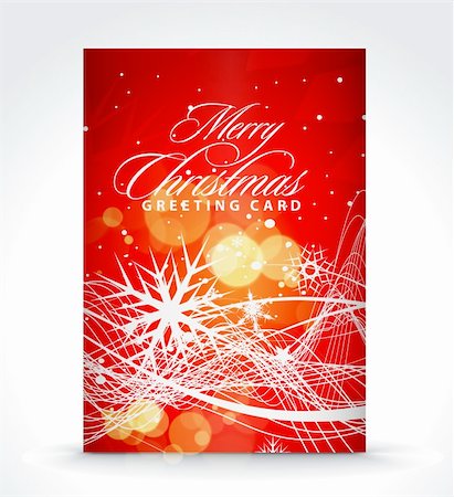 simsearch:400-08413509,k - Christmas greeting card with presentation design. Foto de stock - Super Valor sin royalties y Suscripción, Código: 400-04267632