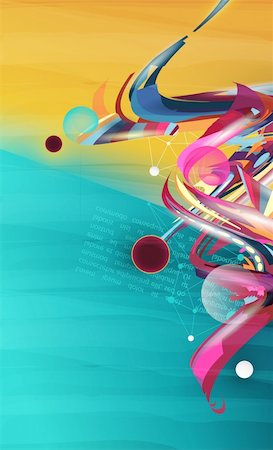 abstract forms, design elements, graffiti Stock Photo - Budget Royalty-Free & Subscription, Code: 400-04268158