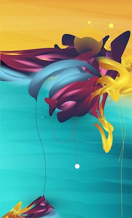 abstract forms, design elements, graffiti Stock Photo - Budget Royalty-Free & Subscription, Code: 400-04268159