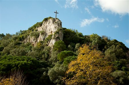 sloun (artist) - Portugal at the top of the mountain is a very long time, this cross Stockbilder - Microstock & Abonnement, Bildnummer: 400-04268609
