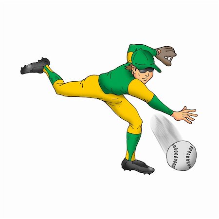 simsearch:400-05089629,k - Image of a baseball player throwing a fastball. Photographie de stock - Aubaine LD & Abonnement, Code: 400-04268703