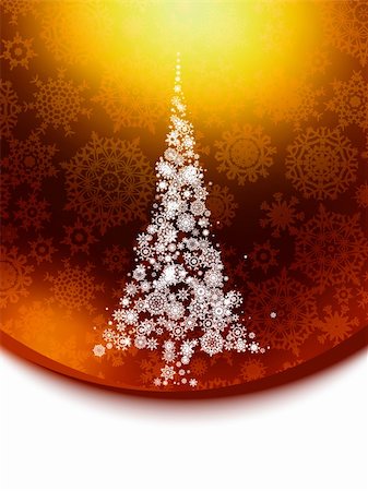 simsearch:400-05710794,k - Christmas tree. EPS 8 vector file included Fotografie stock - Microstock e Abbonamento, Codice: 400-04269380