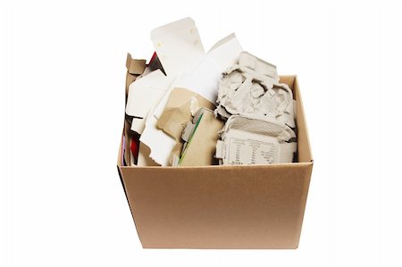 simsearch:400-04775658,k - Paper Products for Recycle on White Background Photographie de stock - Aubaine LD & Abonnement, Code: 400-04269731