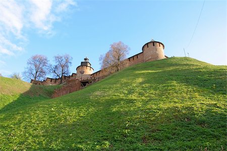 The north-west part of the kremlin in Nizhny Novgorod, Russia Photographie de stock - Aubaine LD & Abonnement, Code: 400-04260019