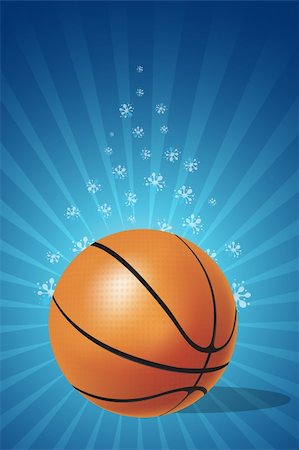 simsearch:858-03049840,k - illustration of basketball on floral background Photographie de stock - Aubaine LD & Abonnement, Code: 400-04260479