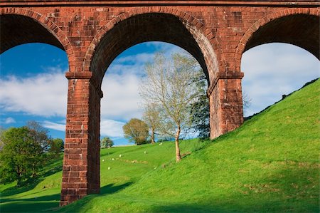 Lune viaduct in Yorkshire Dales in Great Britain Stock Photo - Budget Royalty-Free & Subscription, Code: 400-04260701