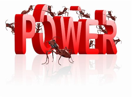 power and strenght ants building green word strong Stock Photo - Budget Royalty-Free & Subscription, Code: 400-04260875